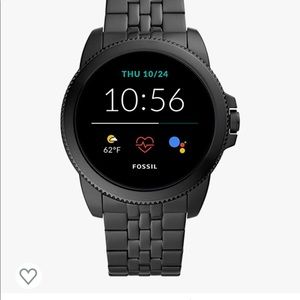 Fossil Men's Gen 5E 44mm Stainless Steel Touchscreen Smartwatch